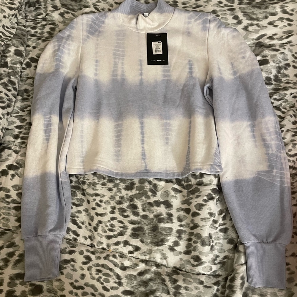 NWT Fashion Nova Crop Top Sweatshirt